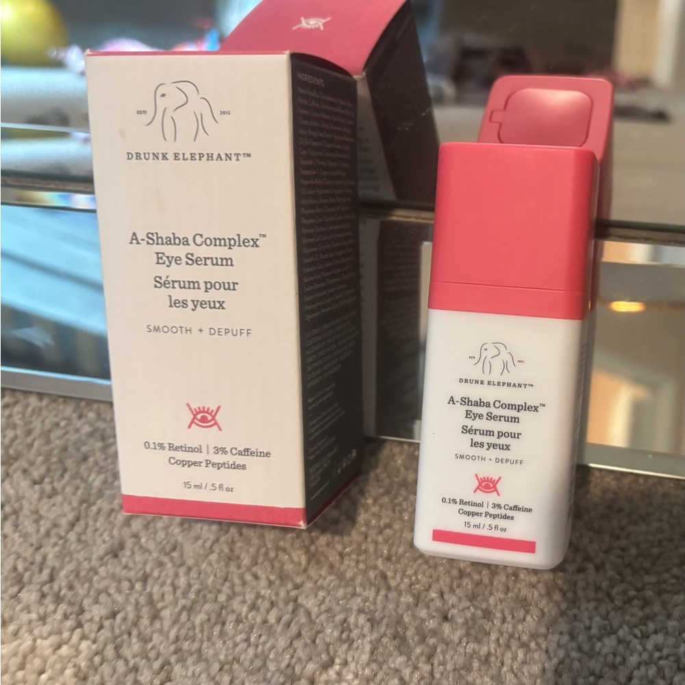 Drunk Elephant A-Shaba Complex Eye Serum - White and Red